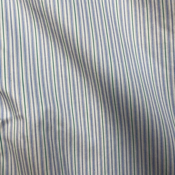 Brooks Brothers Regent Blue/white/green Non Iron Oxford Shirt size 16.5 / 34 - Picture 4 of 4